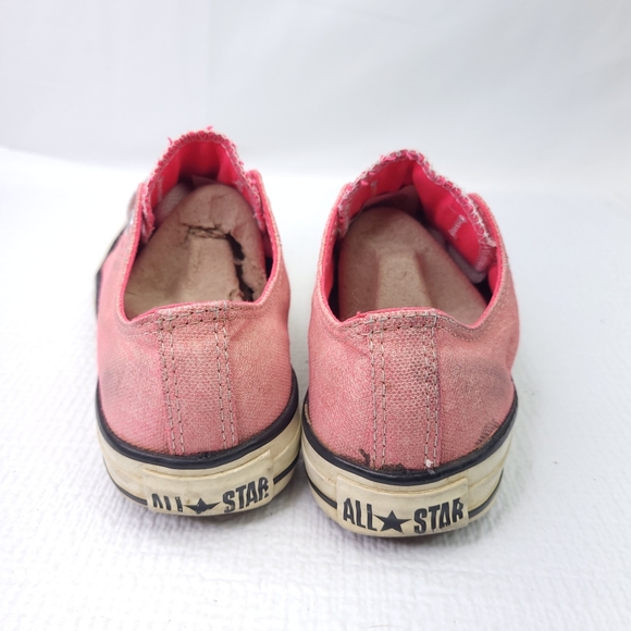 Converse All Star Pink Shoes Lace Up Athletic Sneakers Cap Toe Womens Size 6 - Picture 4 of 8